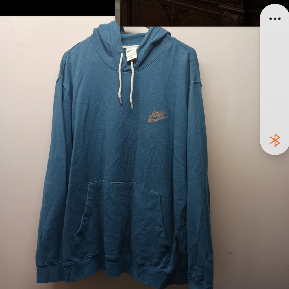 Nike Move To Zero Is Nike Journey Pinwheel Tag Fleece pull Over Hoodie Mens 2X